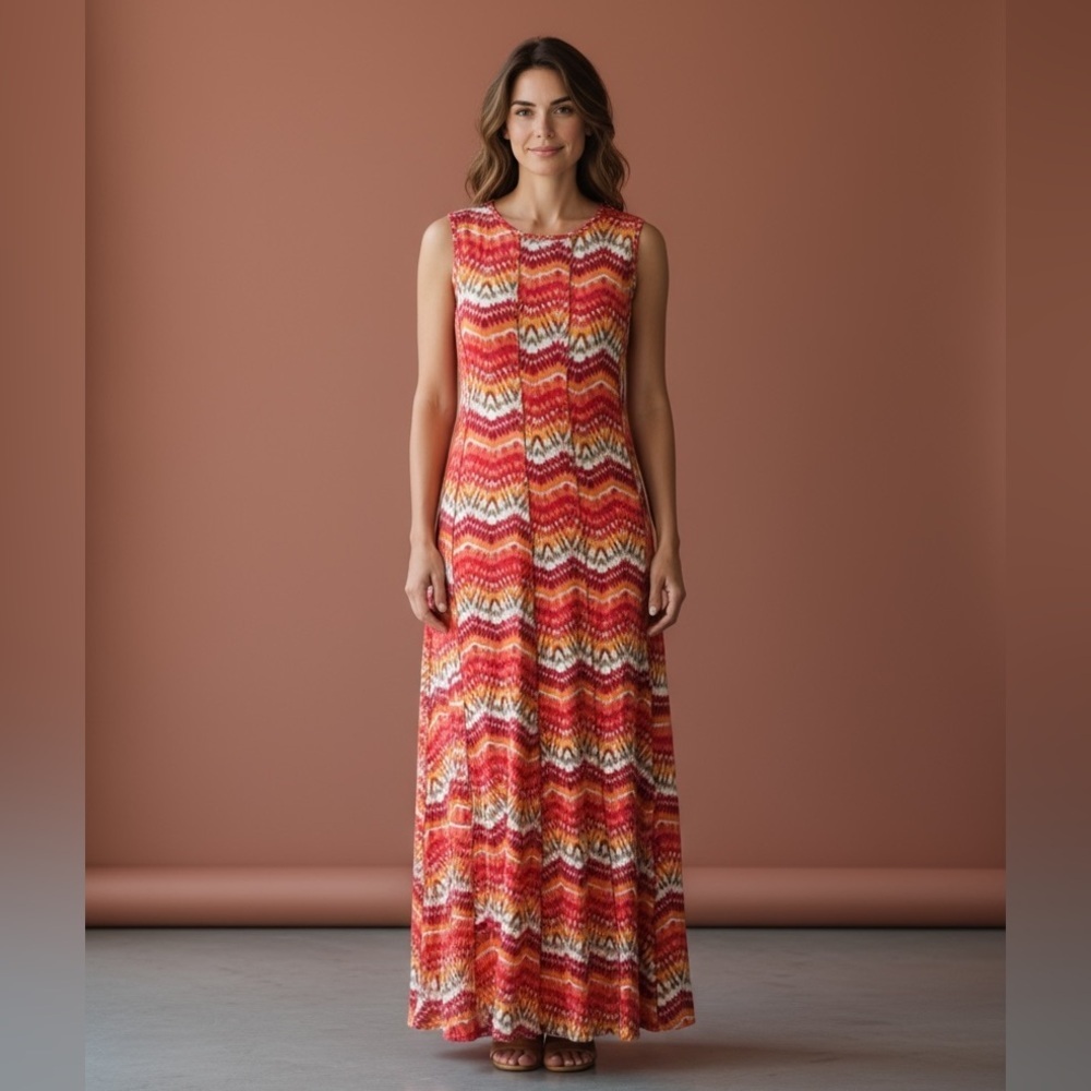 Sami and Jo ladies maxi short sleeve dress excellent condition size large - Picture 16 of 16